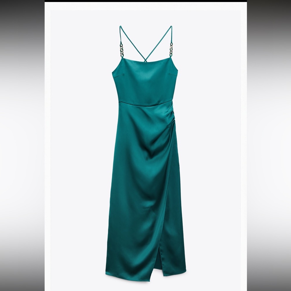 Zara satin dress